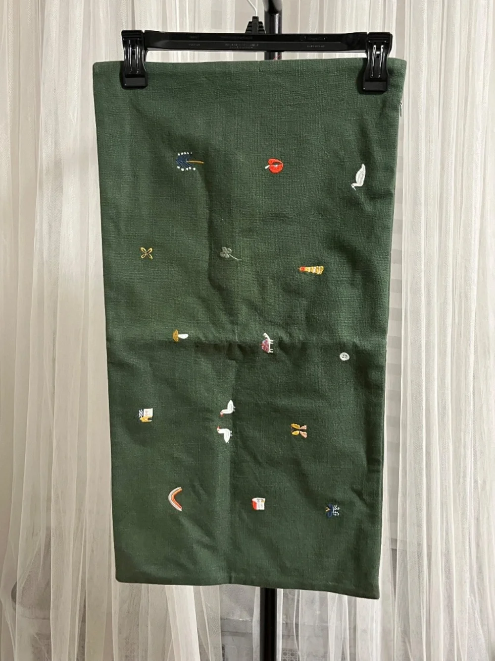 West Elm Emma Chambarlain Quirky Icon Pillow Cover. Sz. 14